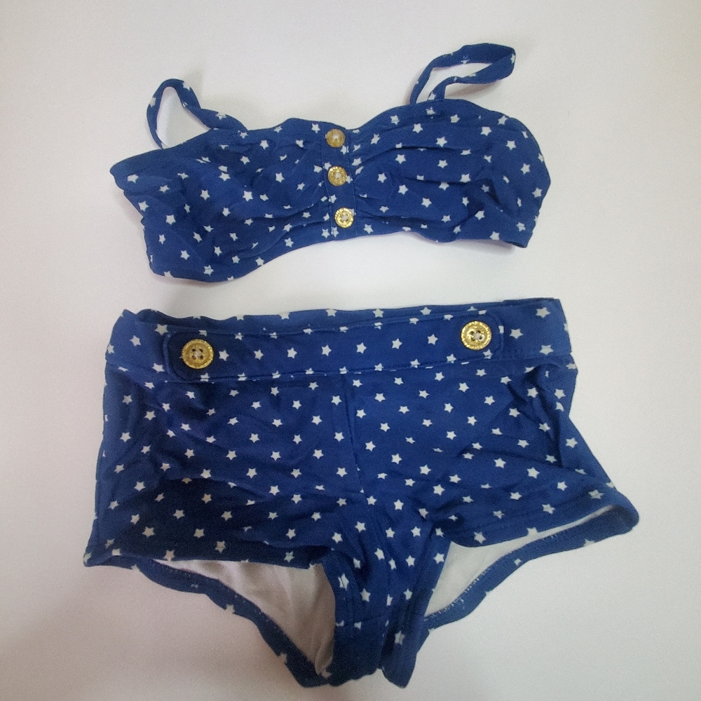 Old Navy | 2t Blue and stars Bikini